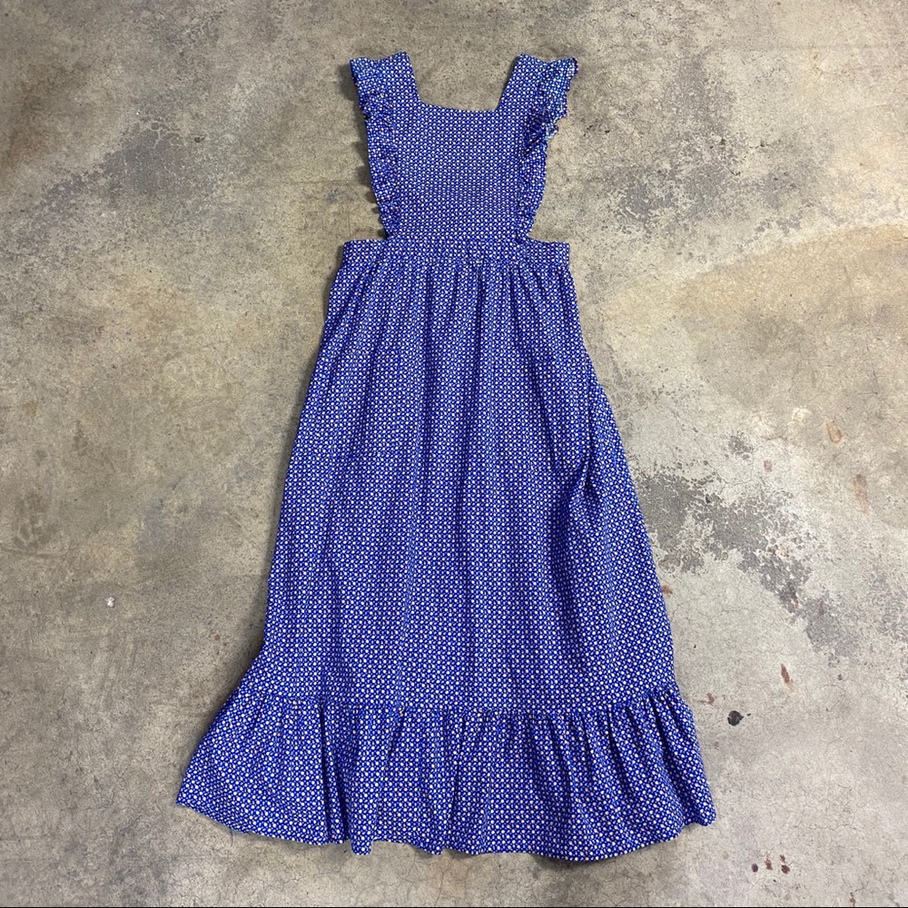Vintage Blue Maxi Dress